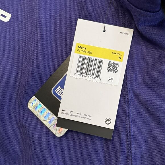 NBA Nike Phoenix Suns Sweater Mens Small Dri-FIT Performance Pullover NWT - Picture 4 of 6